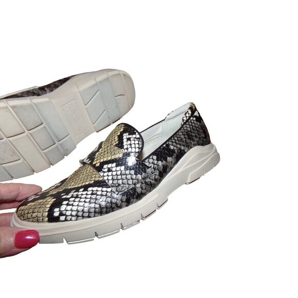 Franco Sarto Metta reptile print lug sole loafers 6 M Excellent‎ condition - Picture 3 of 5